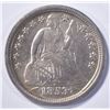 Image 1 : 1853 ARROWS SEATED LIBERTY DIME AU