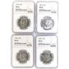 Image 1 : (4) 1982 D KENNEDY HALF DOLLARS NGC MS-66