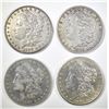 Image 1 : 4-CIRC MORGAN DOLLARS: