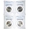 Image 1 : 4-PCGS GRADED KENNEDY HALF DOLLARS: