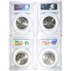 Image 2 : 4-PCGS GRADED KENNEDY HALF DOLLARS: