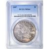 Image 1 : 1887 MORGAN DOLLAR PCGS MS-64