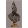 Image 1 : BRONZE BUST OF A CLASSICAL SOLDIER, 13" high earl