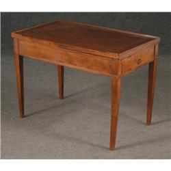 FRENCH WALNUT TRIC the top reversible with two dr