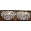 Image 1 : PAIR OF CUT GLASS BOWLS signed Hawkes and Libbey 