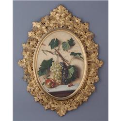 MICHELANGELO MEUCCI 20"x14" oval oil on canvas st