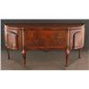 Image 1 : GEORGE II STYLE SIDEBOARD burled walnut, 77"x26"x