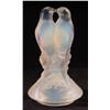 Image 3 : LALIQUE COVERED VASE the top with two love birds 