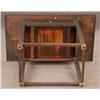 Image 2 : GREEN PAINTED TAVERN TABLE with bread board ends 