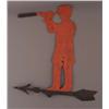 Image 1 : SHEET METAL SAILOR WEATHERVANE 32" high with red 