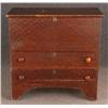 Image 1 : SPONGE DECORATED BLANKET CHEST over two drawers w