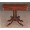 Image 1 : CLASSICAL MAHOGANY GAME TABLE circa 1830, note ve