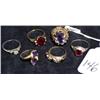 Image 1 : ESTATE GROUP OF GOLD RINGS including Amethysts, G