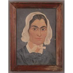 PRIOR 14"x10" oil on board retains original grain