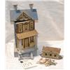 Image 1 : VICTORIAN MINIATURE DOLLHOUSE 12" high,together w