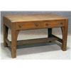 Image 1 : LIMBERT OAK LIBRARY TABLE with two drawers and co