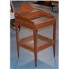 Image 1 : SOUTHERN SHERATON PINE WASHSTAND with scalloped l