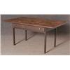 Image 1 : PAINTED PINE WORK TABLE with drawer, made-up with