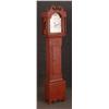 Image 1 : PAINT DECORATED TALL CLOCK with wooden works earl