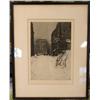 Image 1 : LUIGI KASIMIR ETCHING 9"x6 1/4" signed lower righ