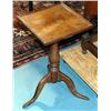 Image 1 : COUNTRY CANDLESTAND with square top 18th century 