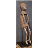 Image 1 : AFRICAN CARVED FIGURE with stand, 35" high 
