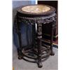 Image 1 : CHINESE EXPORT STAND with marble top 22" diameter