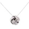 Love Knot Necklace - 14KT White Gold