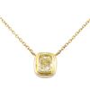 0.57 ctw Diamond Necklace - 14KT Yellow Gold