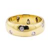 Image 2 : 0.48 ctw Diamond Ring - Platinum and 18KT Yellow Gold