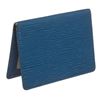 Image 4 : Louis Vuitton Blue Epi Leather ID Card Holder Wallet