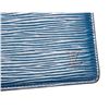 Image 5 : Louis Vuitton Blue Epi Leather ID Card Holder Wallet