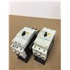 Image 2 : Lot of 2 Siemens 3RV1041-4JA10 Motor Starters