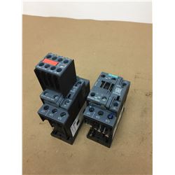 Lot of 2 Siemens Contactors *See Pics for Part Numbers*