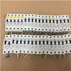 Lot of Siemens 5Sx21 Circuit Breakers