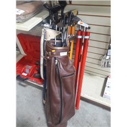 GOLF CLUBS AND BAGS