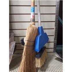 LOT OF THREE BROOMS