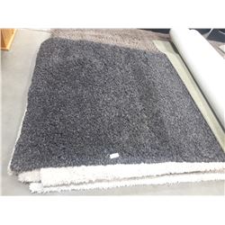 BLACK SHAG CARPET