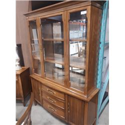 MIRRORED BACK CHINA CABINET