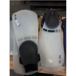 2 PAIR OF PRO-TAC FLIPPERS
