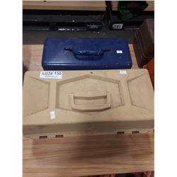 PAIR OF FISHING TACKLE BOXES W/ CONTENTS