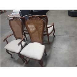 FOUR MATCHING DINING CHAIRS