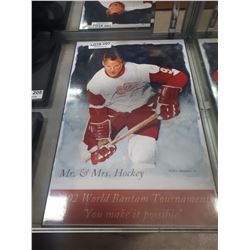 GORDIE HOWE POSTER