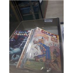TRAY OF COMICS