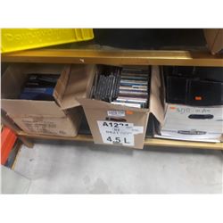 THREE BOX SHELF LOT