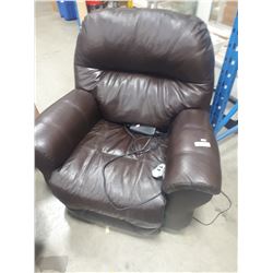 BROWN POWER RECLINER