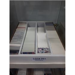 TRAY OF BASEBALL CARDS ETC