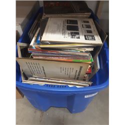 HUGE TOTE OF RECORDS