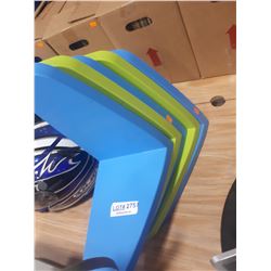 FIVE IKEA CORNER SHELVES