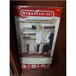 TWO CLOSET ORGANIZERS